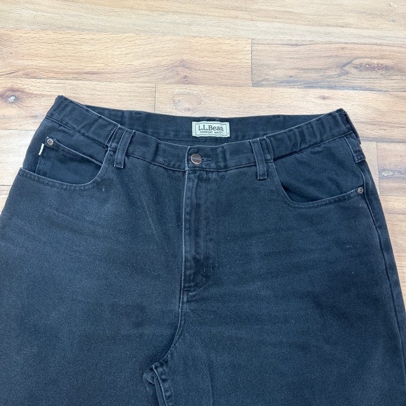 Men’s LL Bean Comfort Waist‎ Black Jeans 36X30 - Picture 2 of 10